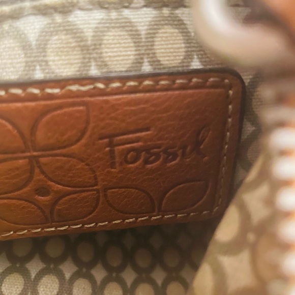 “Host Pick” Fossil Leather Bag Crossbody Messenger Designer Fashion Hip & Chic - Picture 3 of 9